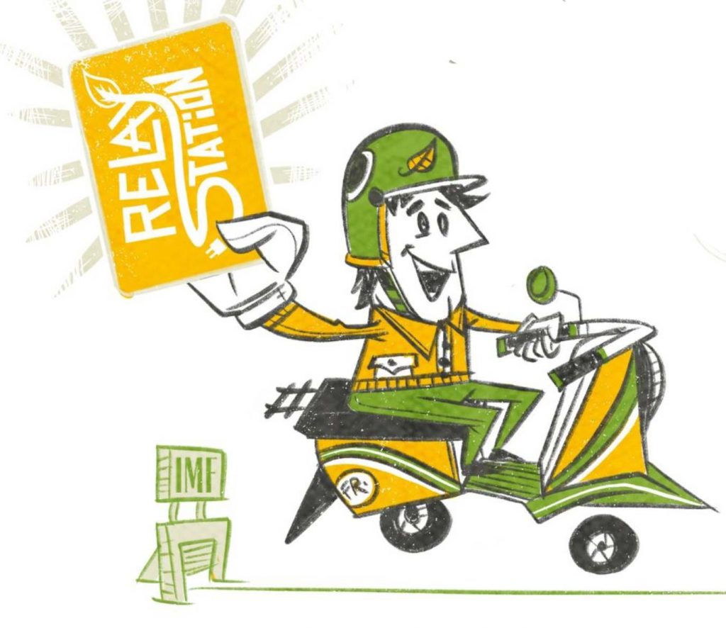 IMF Magasin d'usine IMF Industrie Relay station Scooter électrique mobilité électrique écologie environnement local français 