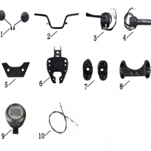 pièces détachées - Guidon - guidon E-Ptio - scooter électrique