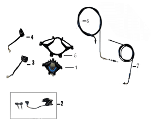 pièces détachées - moteur - batterie - moteur E-Ptio - scooter électrique