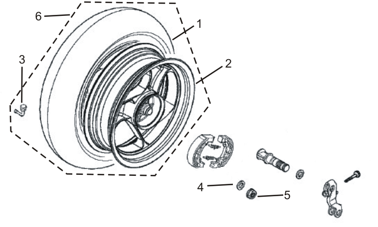 pièces détachées - moteur - batterie - moteur E-Ptio - scooter électrique