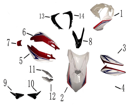 pièces détachées - moteur - batterie - moteur E-Ptio - scooter électrique