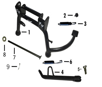 pièces détachées - moteur - batterie - moteur E-Ptio - scooter électrique
