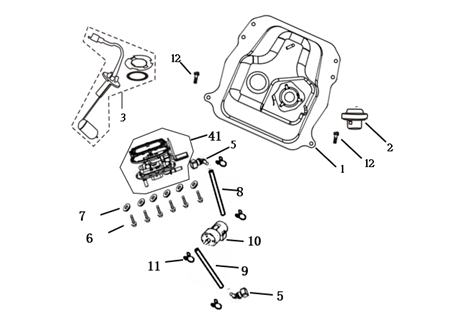 pièces détachées - éclairage - éclairage E-Ptio - scooter électrique