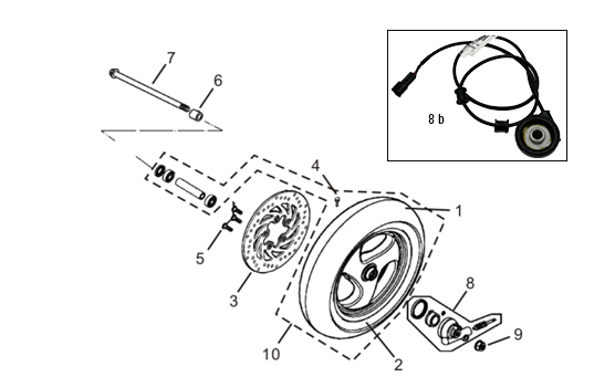 Divers scooter électrique