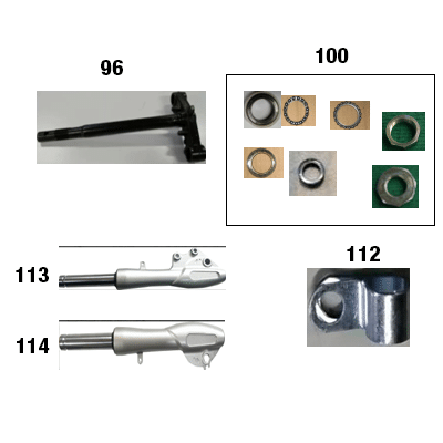 pièces détachées - roues - roues E-Ptio - scooter électrique