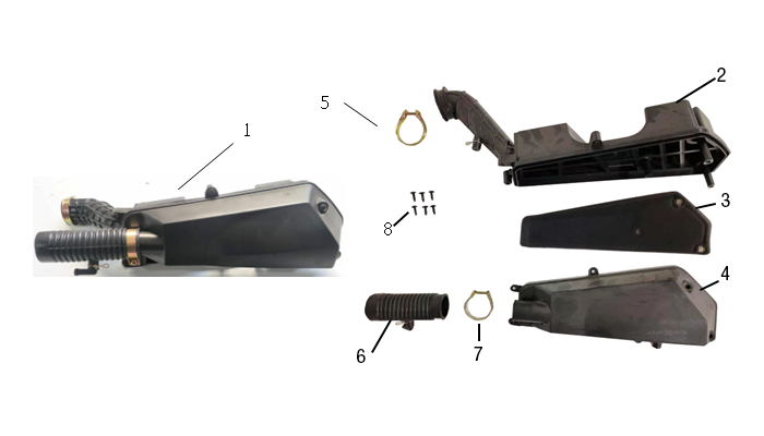 pièces détachées - éclairage - éclairage E-Ptio - scooter électrique