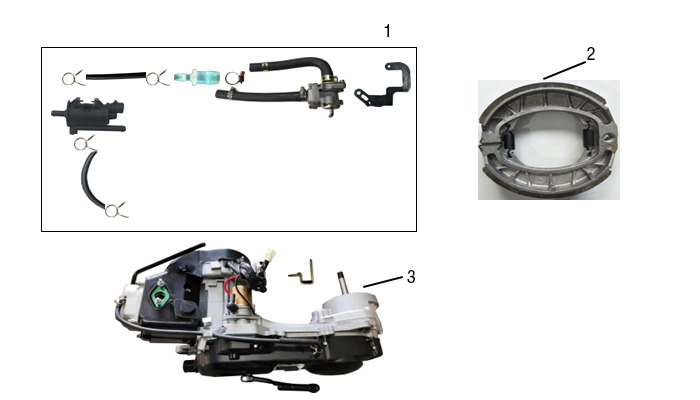 pièces détachées - Guidon - guidon E-Ptio - scooter électrique