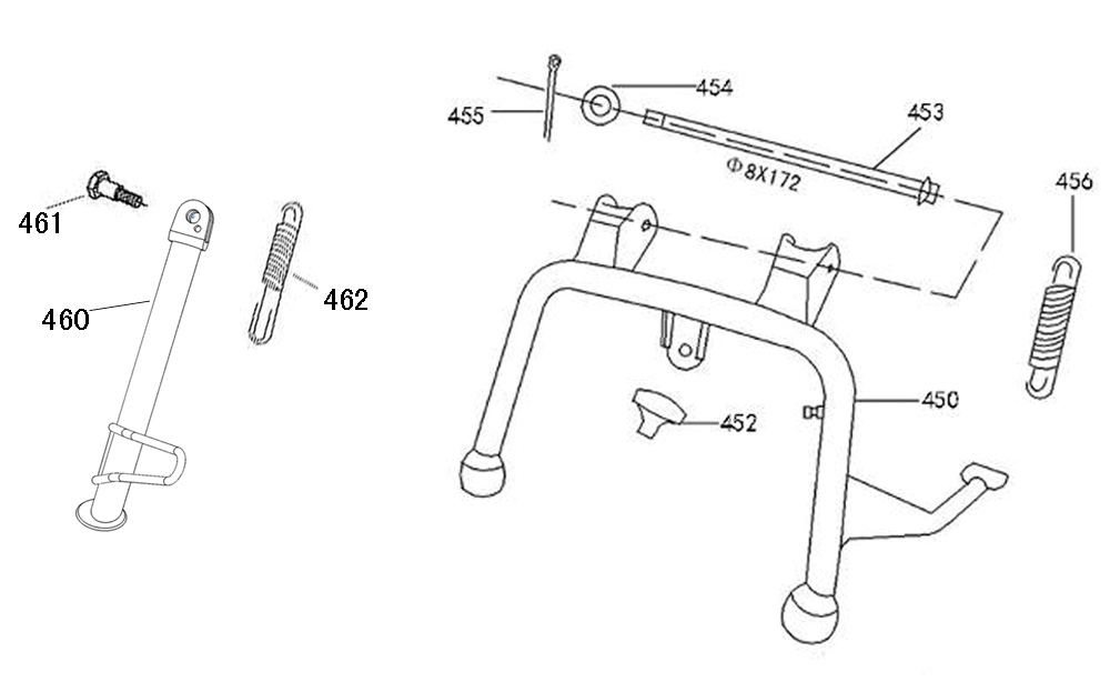 pièces détachées - carénages - carénages E-Ptio - scooter électrique