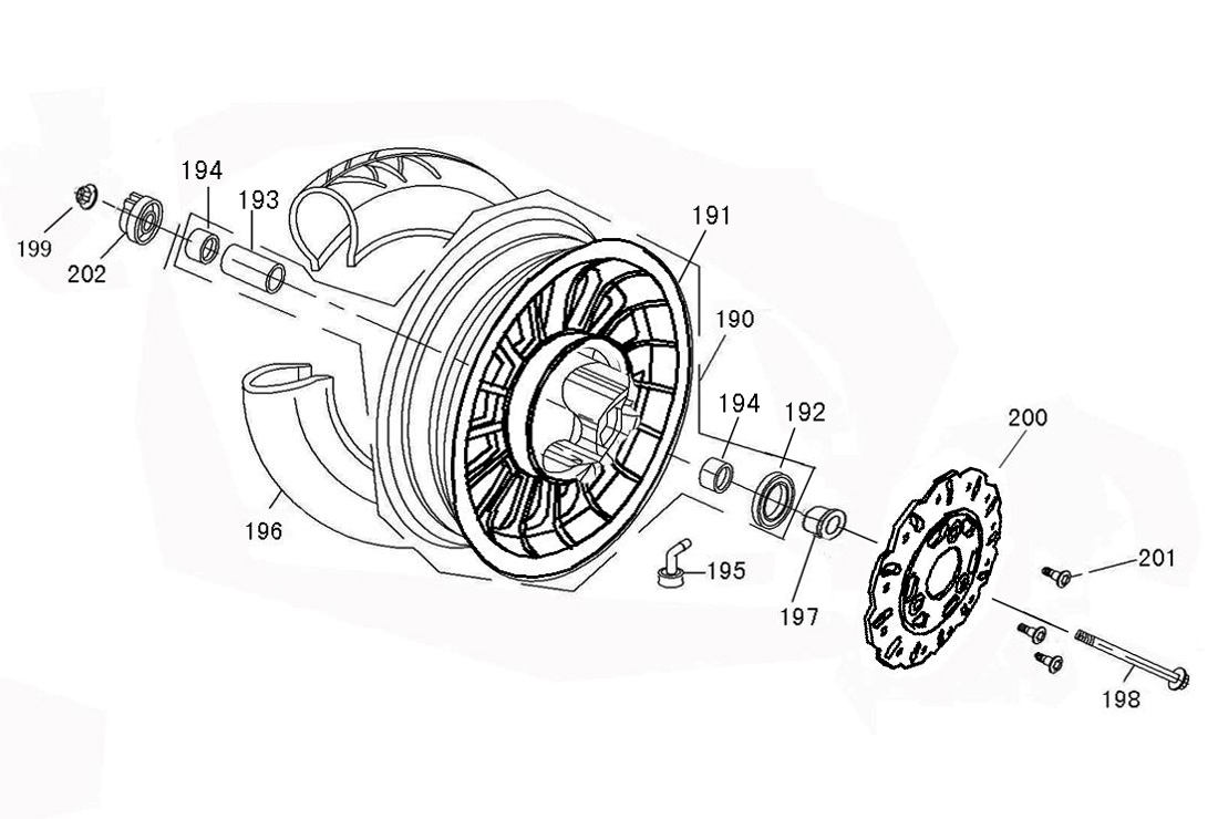 pièces détachées - roues - roues E-Ptio - scooter électrique