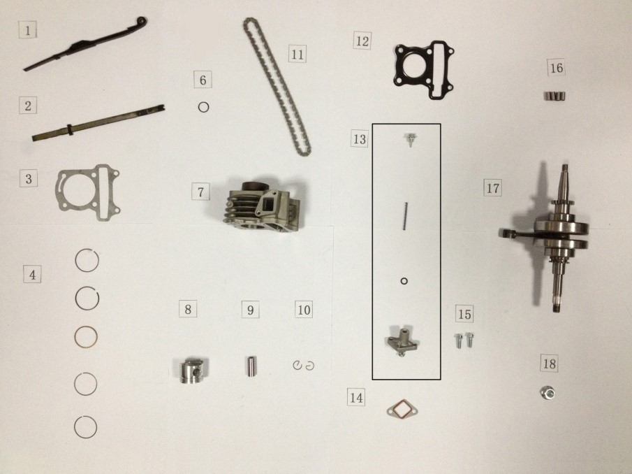 pièces détachées - Guidon - guidon E-Ptio - scooter électrique