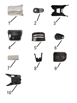 pièces détachées - éclairage - éclairage E-Ptio - scooter électrique