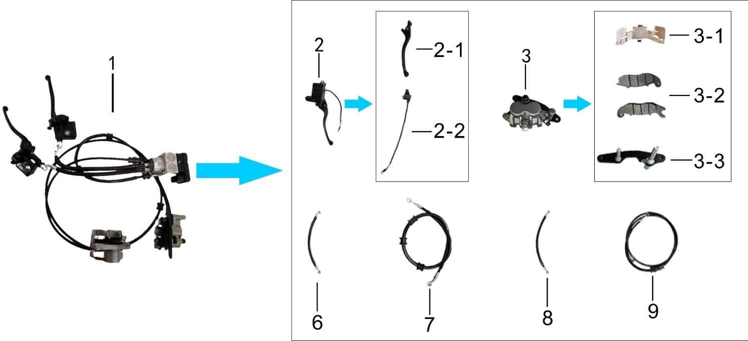 pièces détachées - moteur - batterie - moteur E-Ptio - scooter électrique