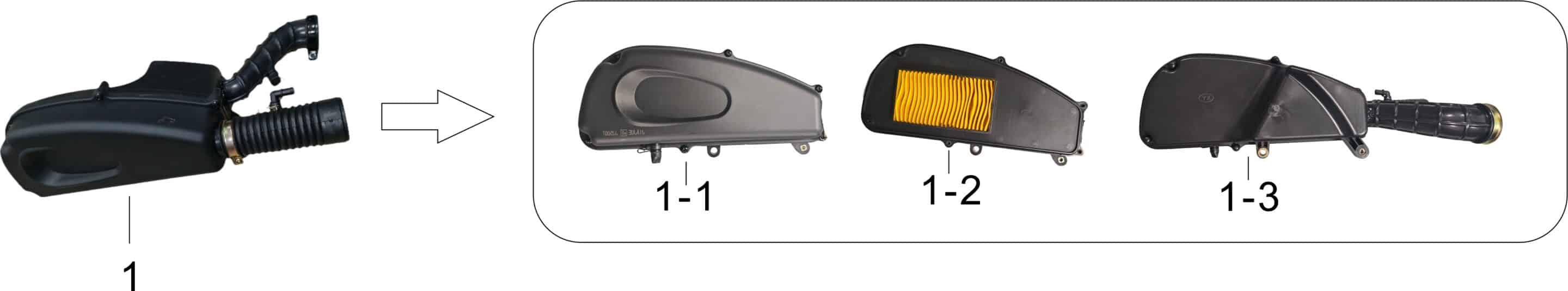 pièces détachées - Guidon - guidon E-Ptio - scooter électrique