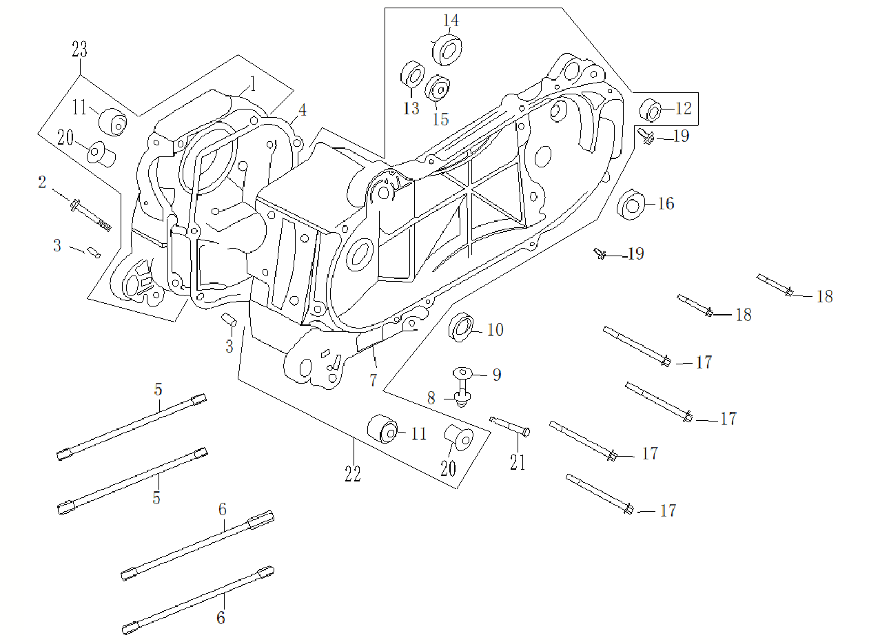 pièces détachées - Châssis - châssis E-Ptio - scooter électrique