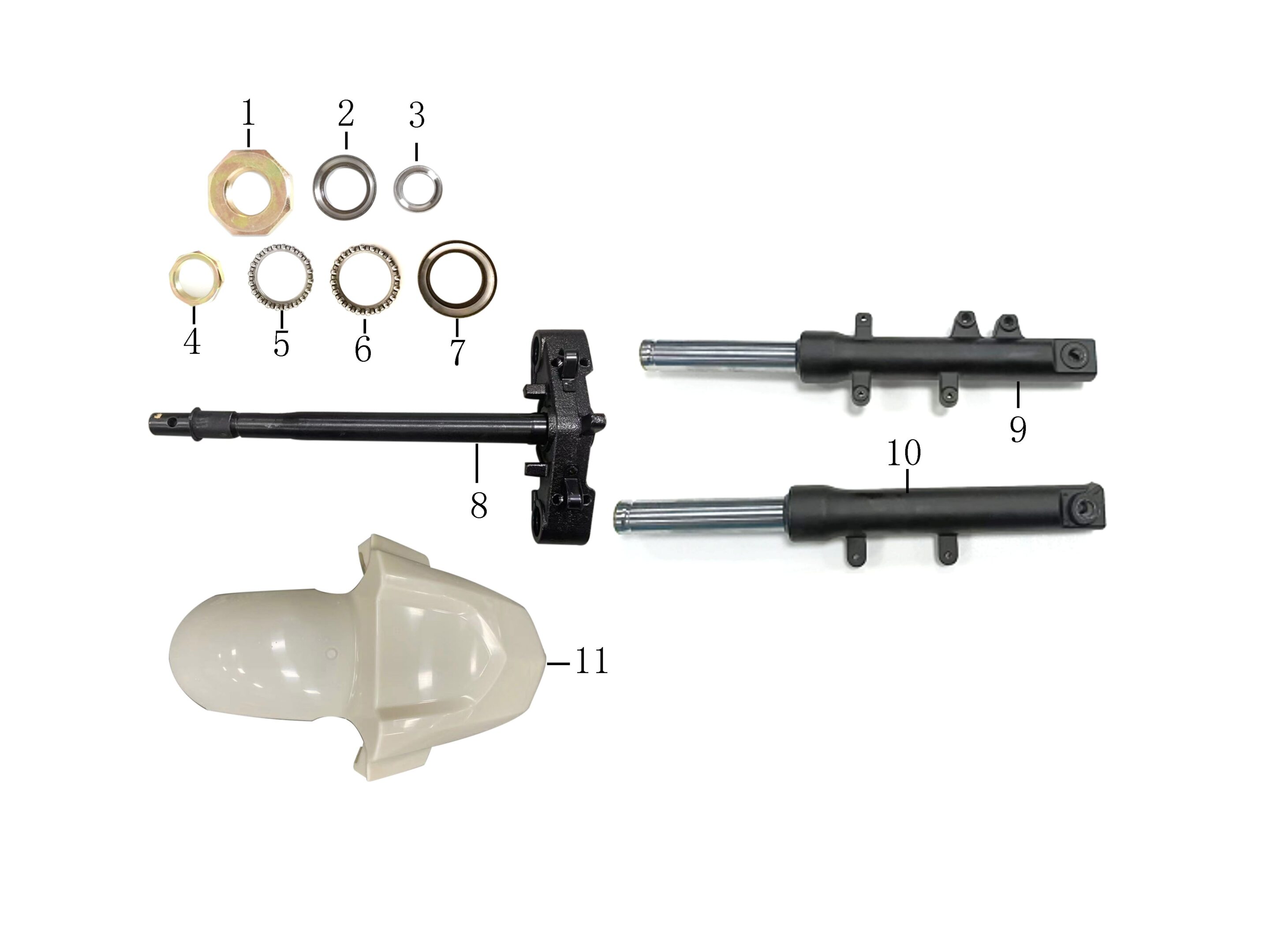 pièces détachées - Châssis - châssis E-Ptio - scooter électrique